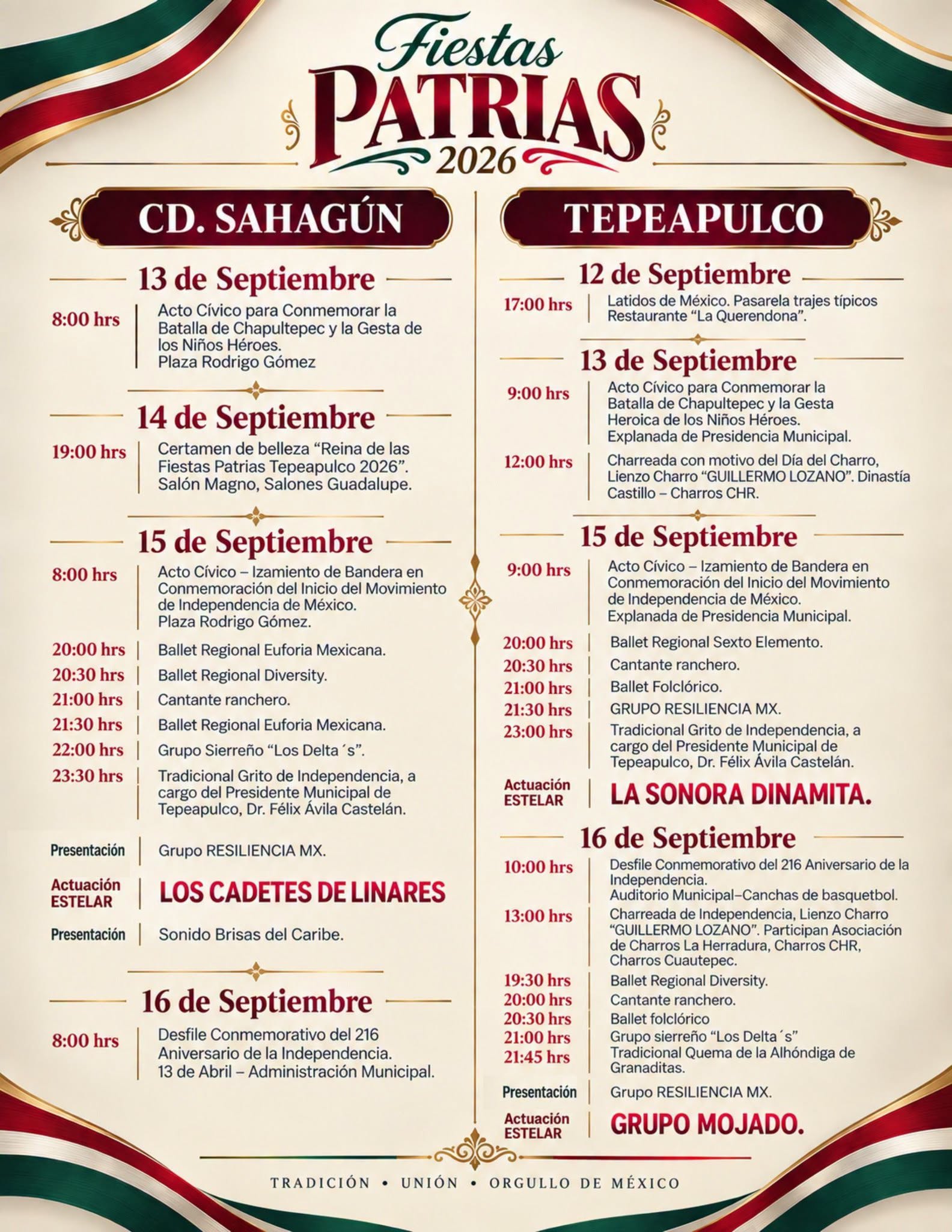 Evento desfile de luz